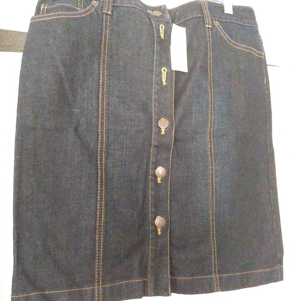 nwt ann taylor loft denim skirt